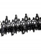 Black Gothic Grim Reaper Demon Witch Prom Party Halloween King Crown Hairband