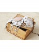Baroque Retro Fashion White Pearl Crystal Lace Chain Gorgeous Armband