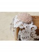 Baroque Retro Fashion White Pearl Crystal Lace Chain Gorgeous Armband