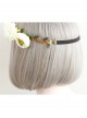 Fashion Casual Christmas White Wreath Rattan Holiday Bride Bridesmaid Hair Band