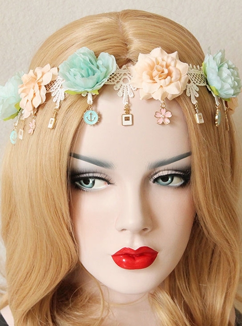 Casual Fashion Christmas Bride Seaside Holiday Wreath Rattan Hairband