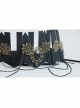 Exaggerated Gothic Retro Black Princess Female Queen Crown Headband