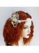 Fashion Mermaid Coral Shell White Pearl Net Yarn Lace Seaside Beach Travel Party Hairband