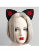 Exaggerated Funny Cute Black Cat Ears Audio Accessories Halloween Prom Headband