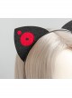 Exaggerated Funny Cute Black Cat Ears Audio Accessories Halloween Prom Headband