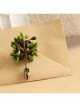 Retro Handmade Antique Fashion Cute Deer Green Plants Female Brooch Buckle