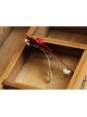 Fashion Retro Christmas Wine Red Rose Flower Handmade Personality Hairpin