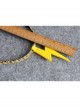 Personality Exaggerated Fashion Yellow Lightning Golden Lace Christmas Holiday Party Female Headband