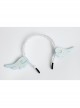 Fashion Cute Angel Wings Sweet New Year Dance Party White Lace Headband