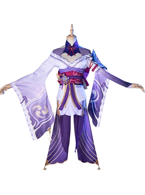 Genshin Impact Beelzebul Raiden Shogun Halloween Game Cosplay Costume Full Set