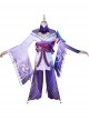Genshin Impact Beelzebul Raiden Shogun Halloween Game Cosplay Costume Full Set