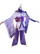 Genshin Impact Beelzebul Raiden Shogun Halloween Game Cosplay Costume Full Set