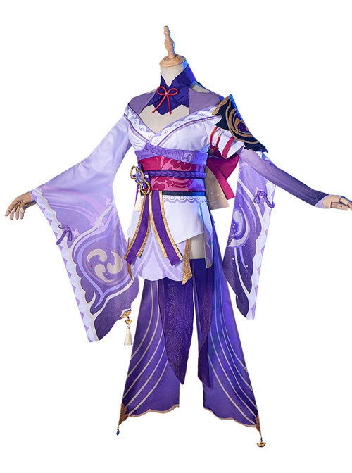 Genshin Impact Beelzebul Raiden Shogun Halloween Game Cosplay Costume Full Set