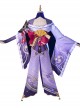 Genshin Impact Beelzebul Raiden Shogun Halloween Game Cosplay Costume Full Set