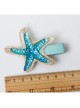 Fashion Holiday Birthday Party Blue Starfish Cute Baby Hairpin