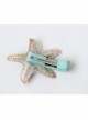 Fashion Holiday Birthday Party Blue Starfish Cute Baby Hairpin