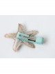 Fashion Holiday Birthday Party Blue Starfish Cute Baby Hairpin