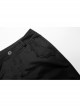 Bat-Shaped Embroidery Thread Decoration Black Gothic Dark Texture Woven Pants