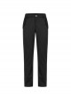 Bat-Shaped Embroidery Thread Decoration Black Gothic Dark Texture Woven Pants