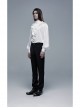 Bat-Shaped Embroidery Thread Decoration Black Gothic Dark Texture Woven Pants