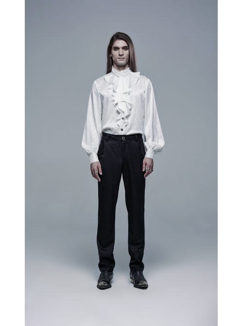 Bat-Shaped Embroidery Thread Decoration Black Gothic Dark Texture Woven Pants
