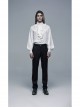 Bat-Shaped Embroidery Thread Decoration Black Gothic Dark Texture Woven Pants