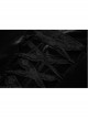 Front Chest Splice Mesh Decals Sleeveless Back Waist Lace-Up Black Gothic Retro Velvet Dress