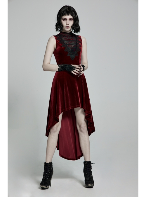 strapless open back dress Gothic Style Spaghetti Strap Dress Black