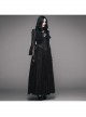 Black Red Jacquard Fabric Lace Skirt Gothic Long Dress