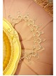 Baroque Personality Artificial Pearl Retro Fashion White Artificial Crystal Short Necklace