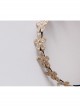 Retro Fashion Personality Love Golden Lace Flower Hollow Bow Temperament Female Hair Band