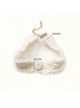 Fashion All-Match Baroque Personality White Pearl Velvet Choker