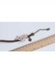 Retro Fashion Rest Simple Natural Tourism Golden Lace Flower Anklet