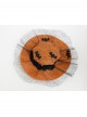 Gothic Black Bat Gauze Rose Flower Orange Halloween Vampire Party Prom Hat Hairpin