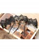 Exaggerated Gothic Black Lace Spiked Nails Cross Religious Female Retro Choker