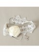 Retro Fashion Rose Flower Cross White Lace Female Wedding Bride Bridesmaid Choker