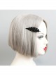 Retro Fashion Halloween Party Personality Gothic Black Leaves Hairpin