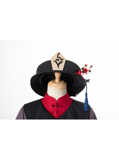 Genshin Impact Hu Tao Halloween Game Cosplay Costume Full Set