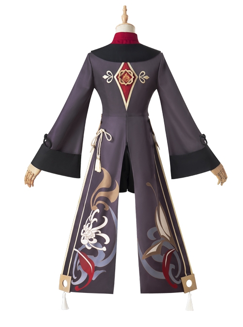 Genshin Impact Hu Tao Halloween Game Cosplay Costume Full Set