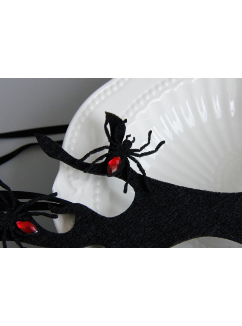 Exaggerated Gothic Retro Halloween Christmas Antlers Half Face Masquerade Stage Performance Male Female Mask