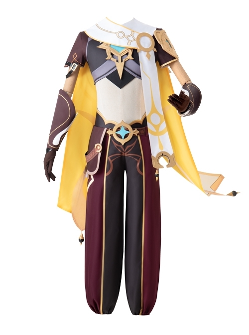 Genshin Impact Traveller Male Role Halloween Game Cosplay Costume Full Set
