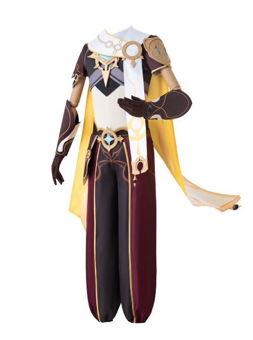 Genshin Impact Traveller Male Role Halloween Game Cosplay Costume Full Set