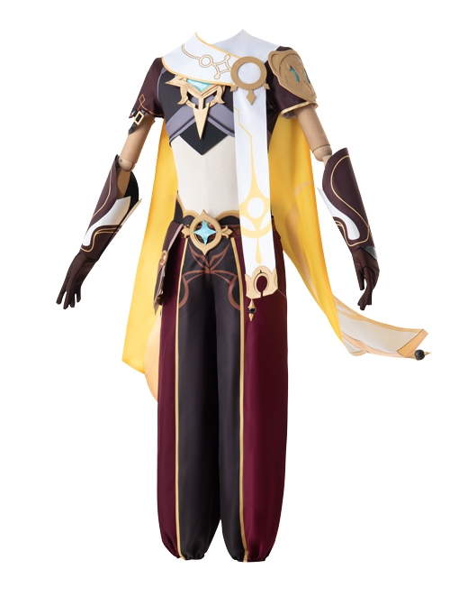 Genshin Impact Traveller Male Role Halloween Game Cosplay Costume Full Set