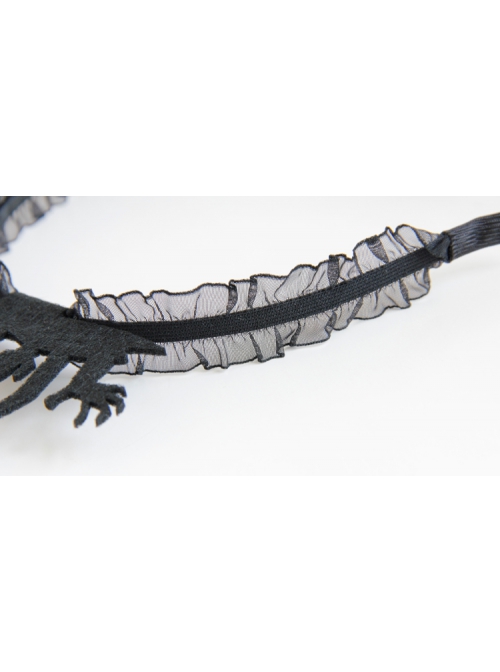 Gothic Retro Black Fashion Ghost Hand Stage Show Halloween Christmas Party Headband