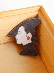 Fashion Elegant Retro Beauty Profile Wedding Female Brooch