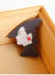Fashion Elegant Retro Beauty Profile Wedding Female Brooch