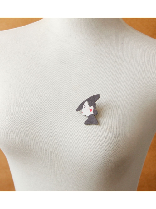 Fashion Elegant Retro Beauty Profile Wedding Female Brooch