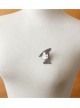 Fashion Elegant Retro Beauty Profile Wedding Female Brooch