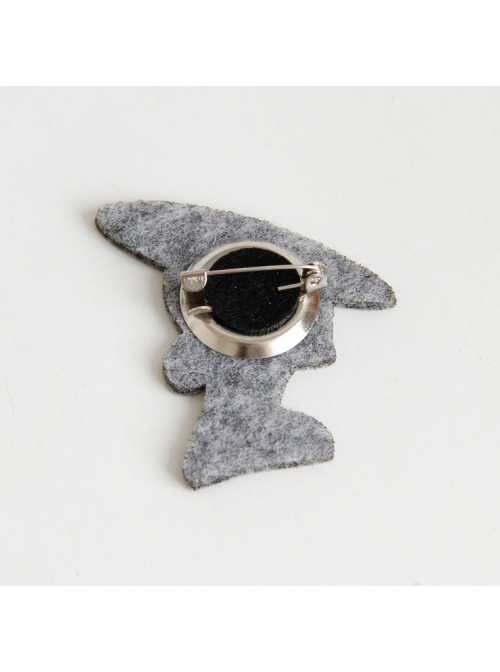 Fashion Elegant Retro Beauty Profile Wedding Female Brooch