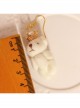 Fashion Valentine'S Day Cute Retro White Pearl Crown Plush Bear Female Earrings